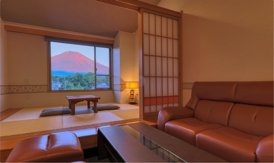霊峰富士を間近に感じる贅沢な空間